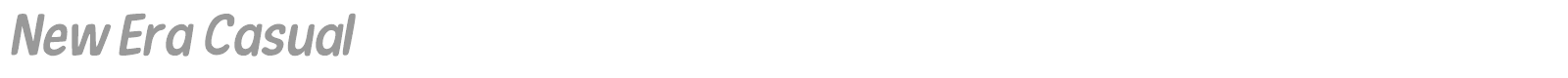 New Era Casual font preview